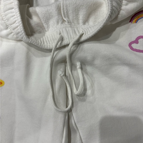 PacSun White Joggers with Colorful Patches - Picture 3 of 4